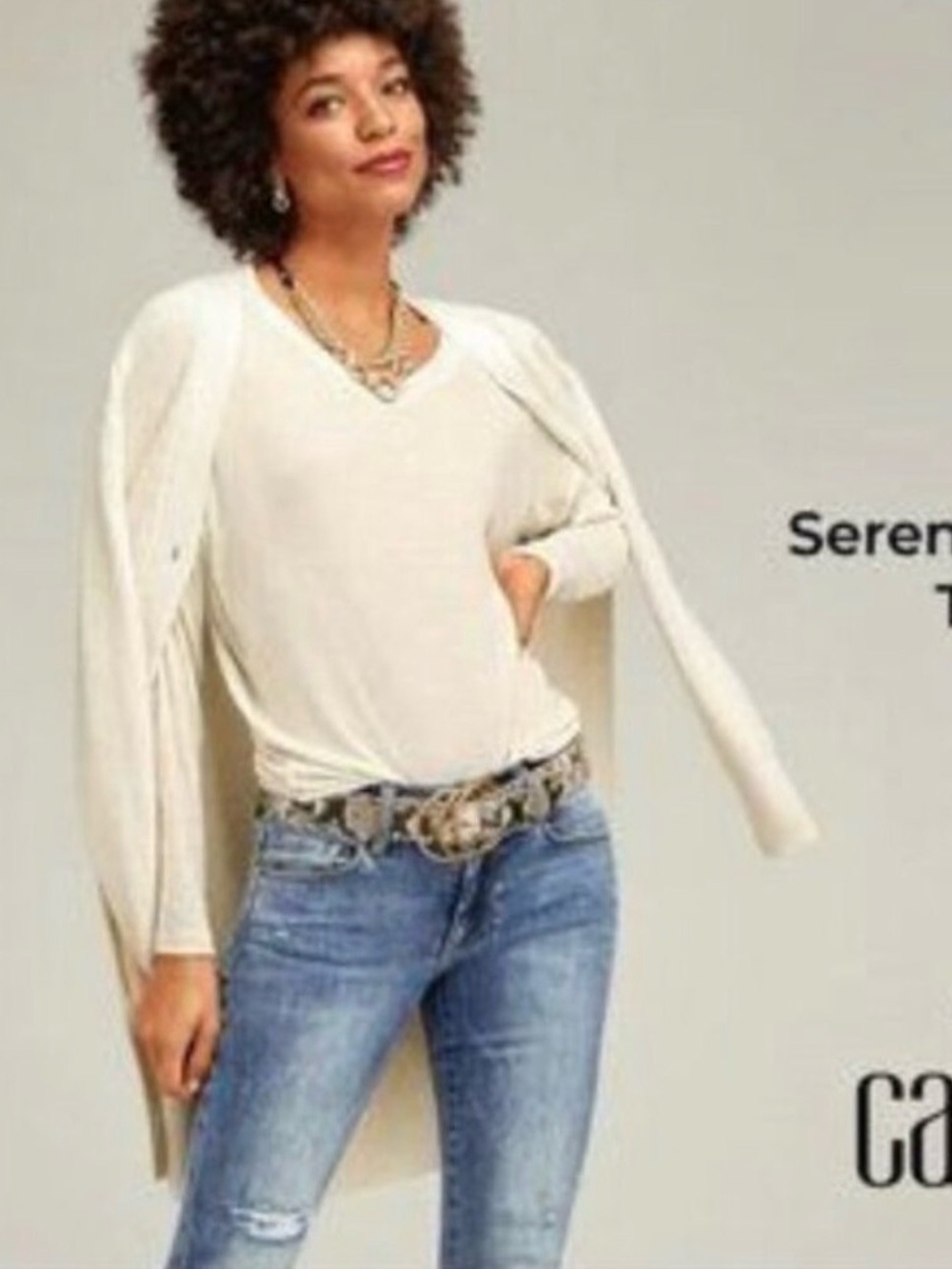 Cabi Serenity Tee - Sz S (fits M) - Picture 7 of 8